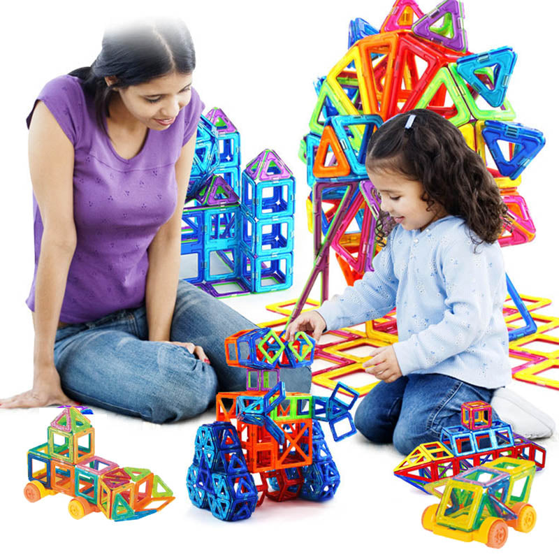 Magnetic Building Blocks DIY Construction Toys for Kids | Tiny and Thrives